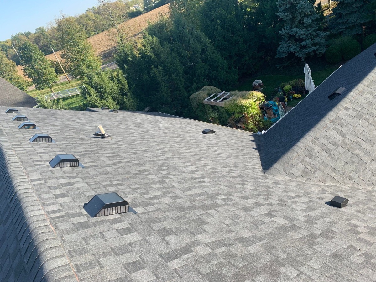 New roof on residential home