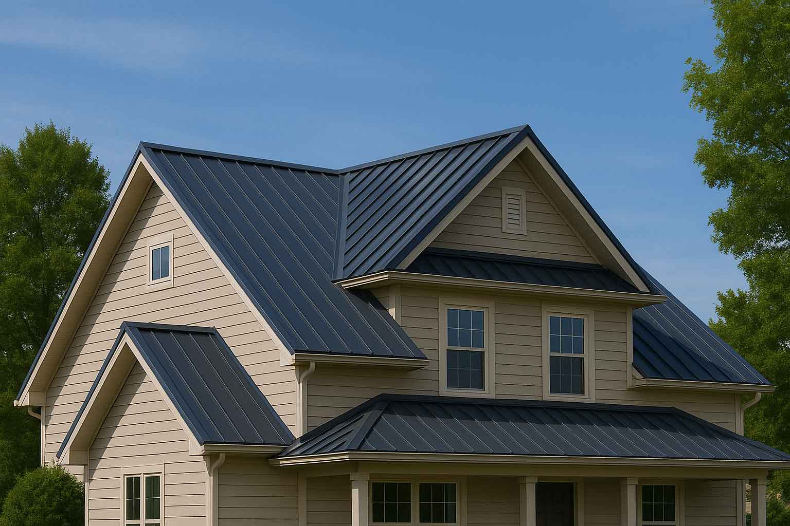 West Chester Home with metal roof